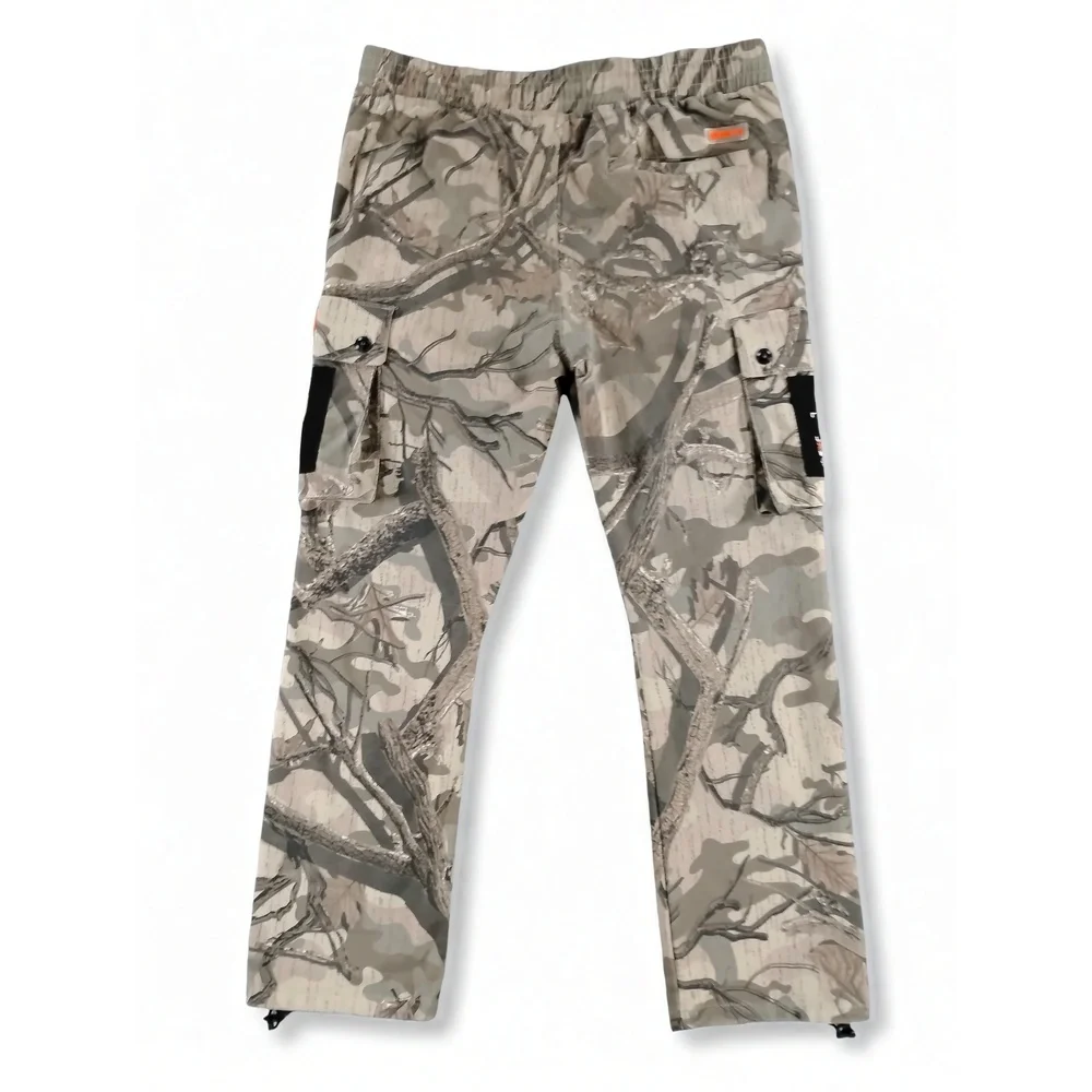 Streetwear Techwear RGSTR Cargo Pants Mens Large Tactical Utility Camo Patchwork